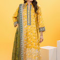 ZESH Printed Embroidered Lawn 3pc-D4