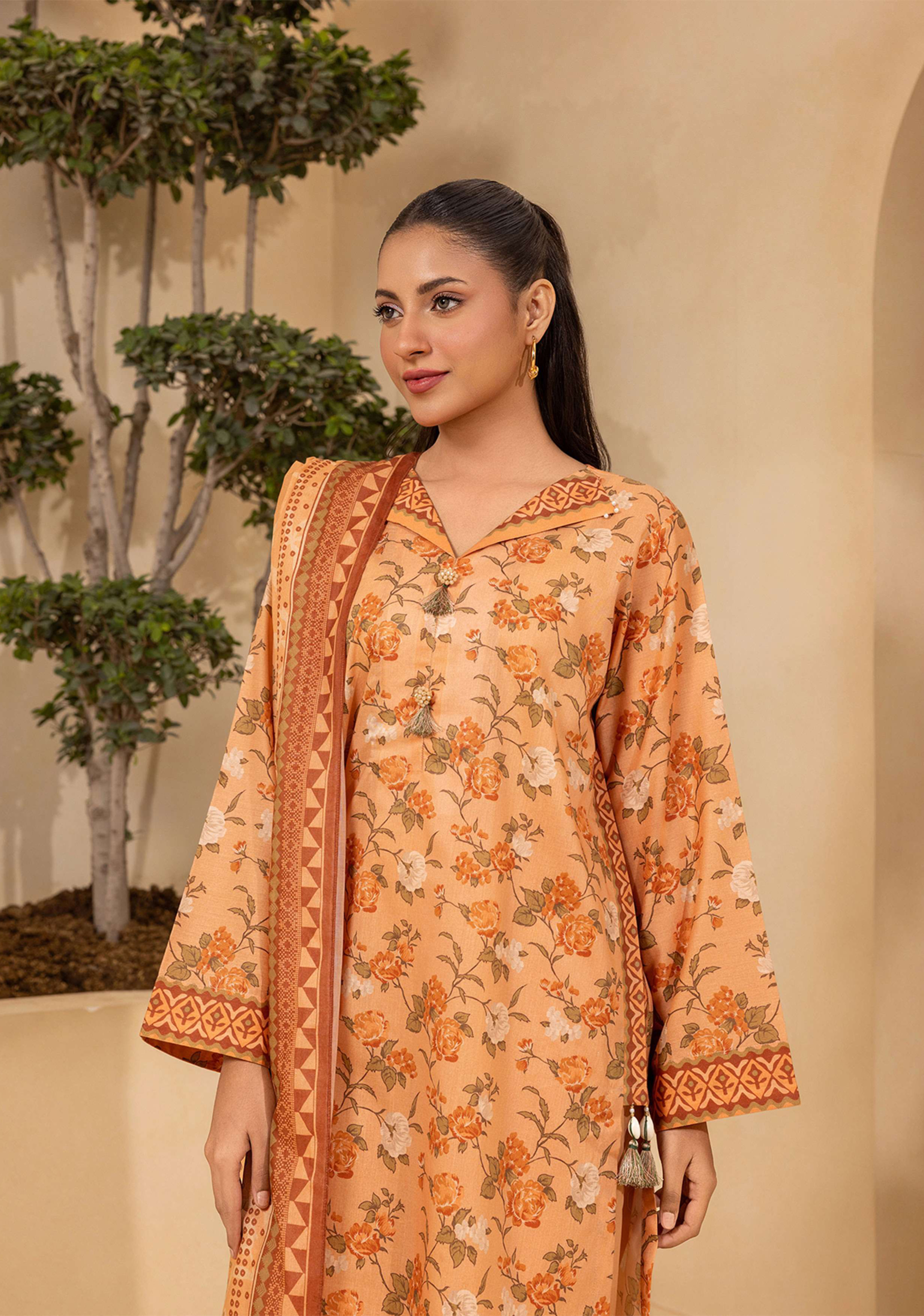 Zellbury Premium Digital Printed Lawn 3Pc-D14