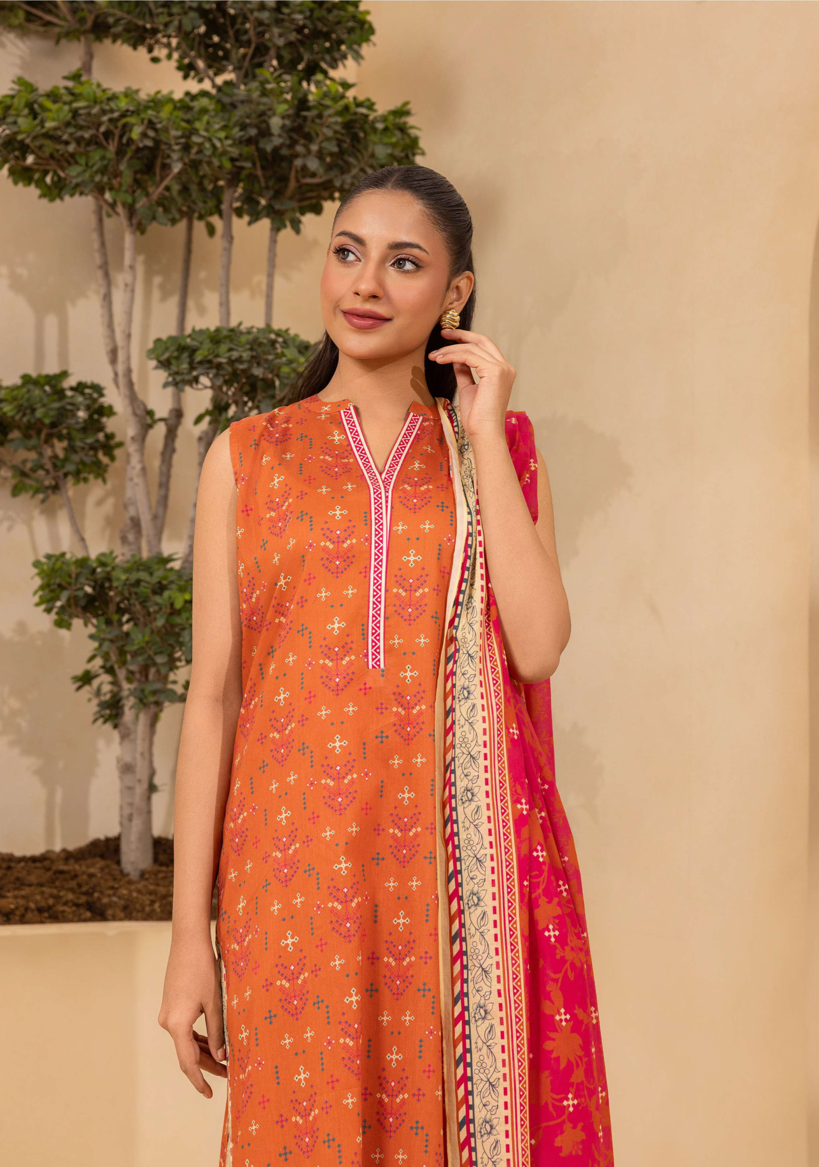 Zellbury Premium Digital Printed Lawn 3Pc-D18