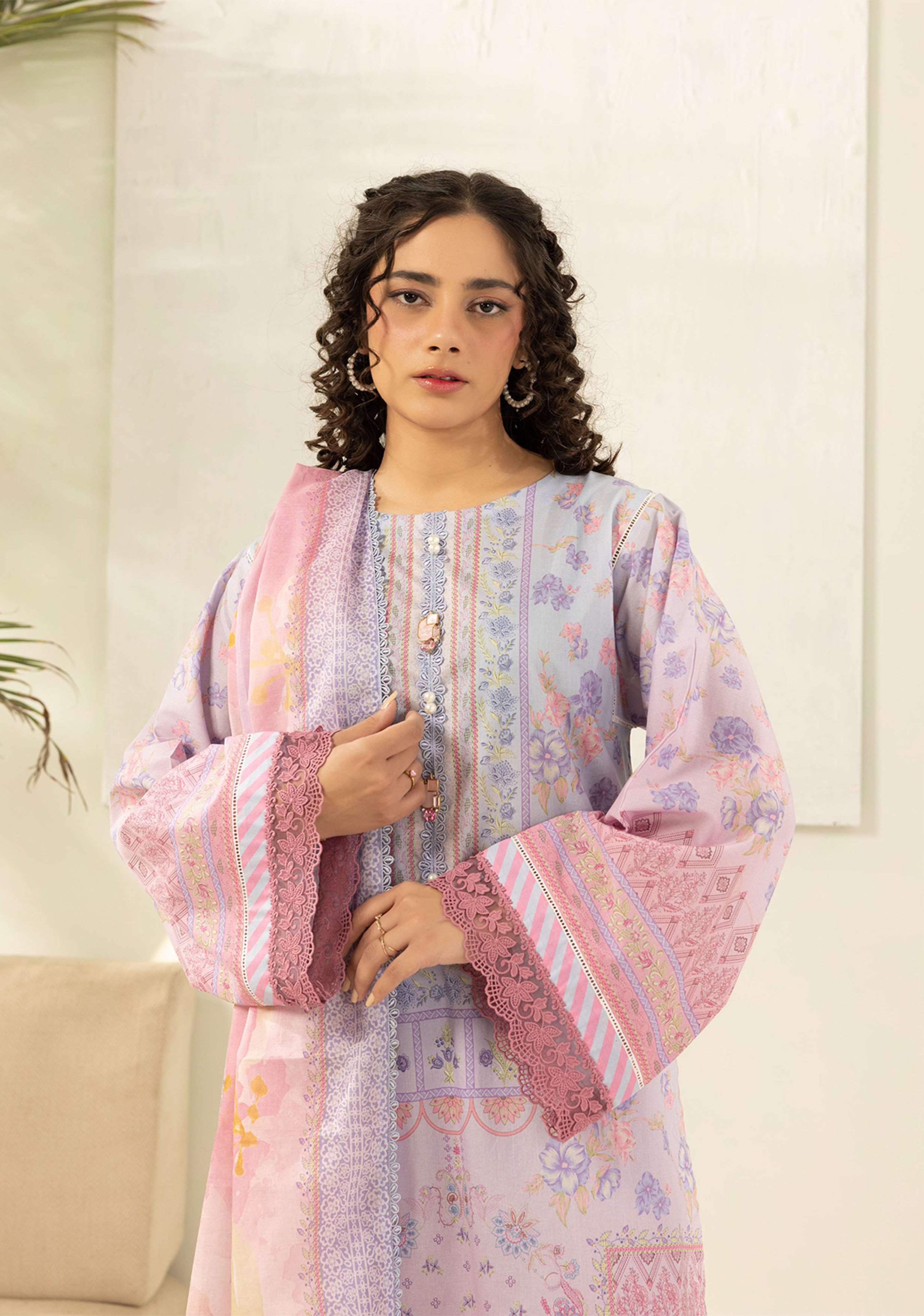 Zellbury Premium Digital Printed Lawn 3Pc-D2