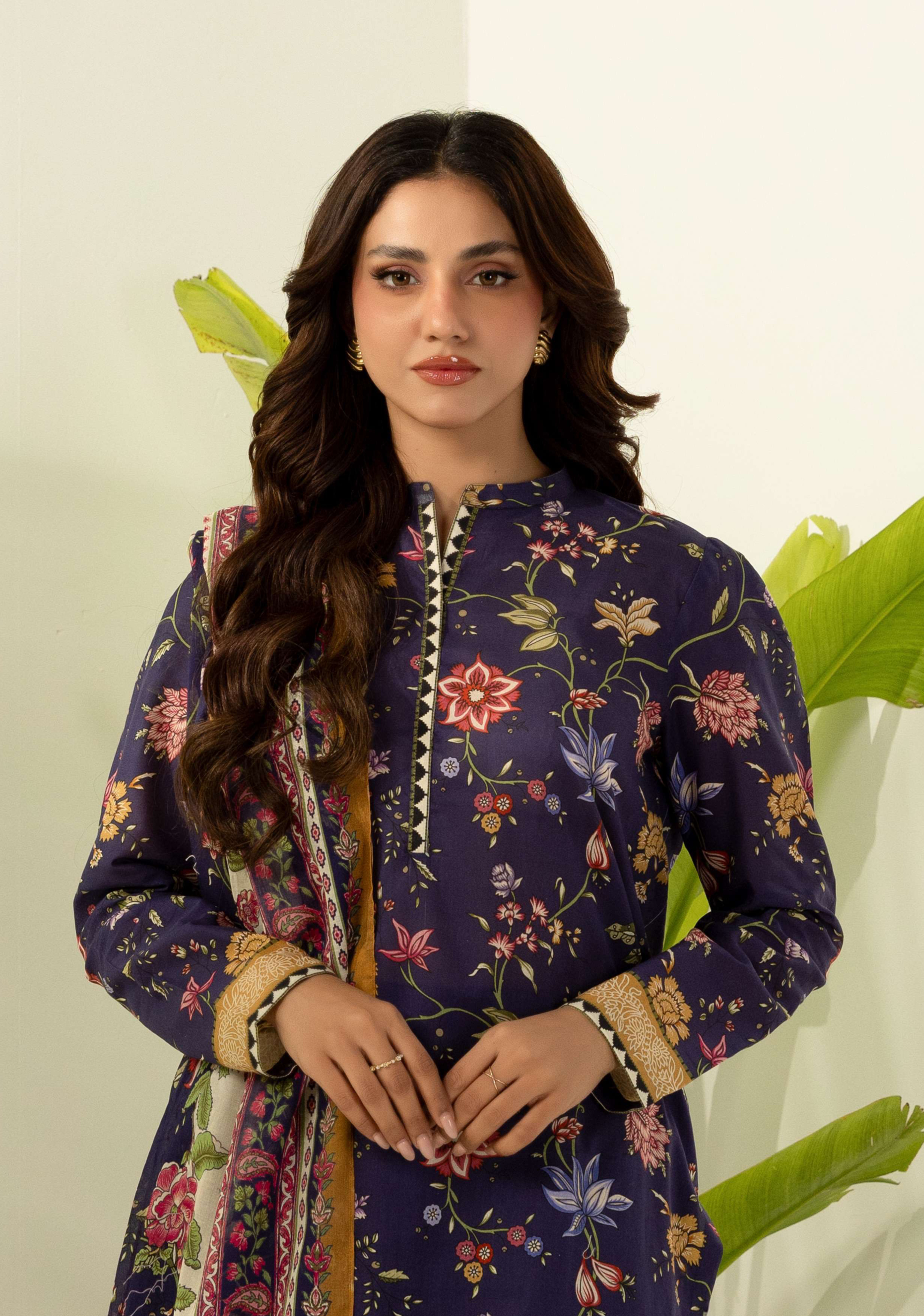 Zellbury Premium Digital Printed Lawn 3Pc-D21