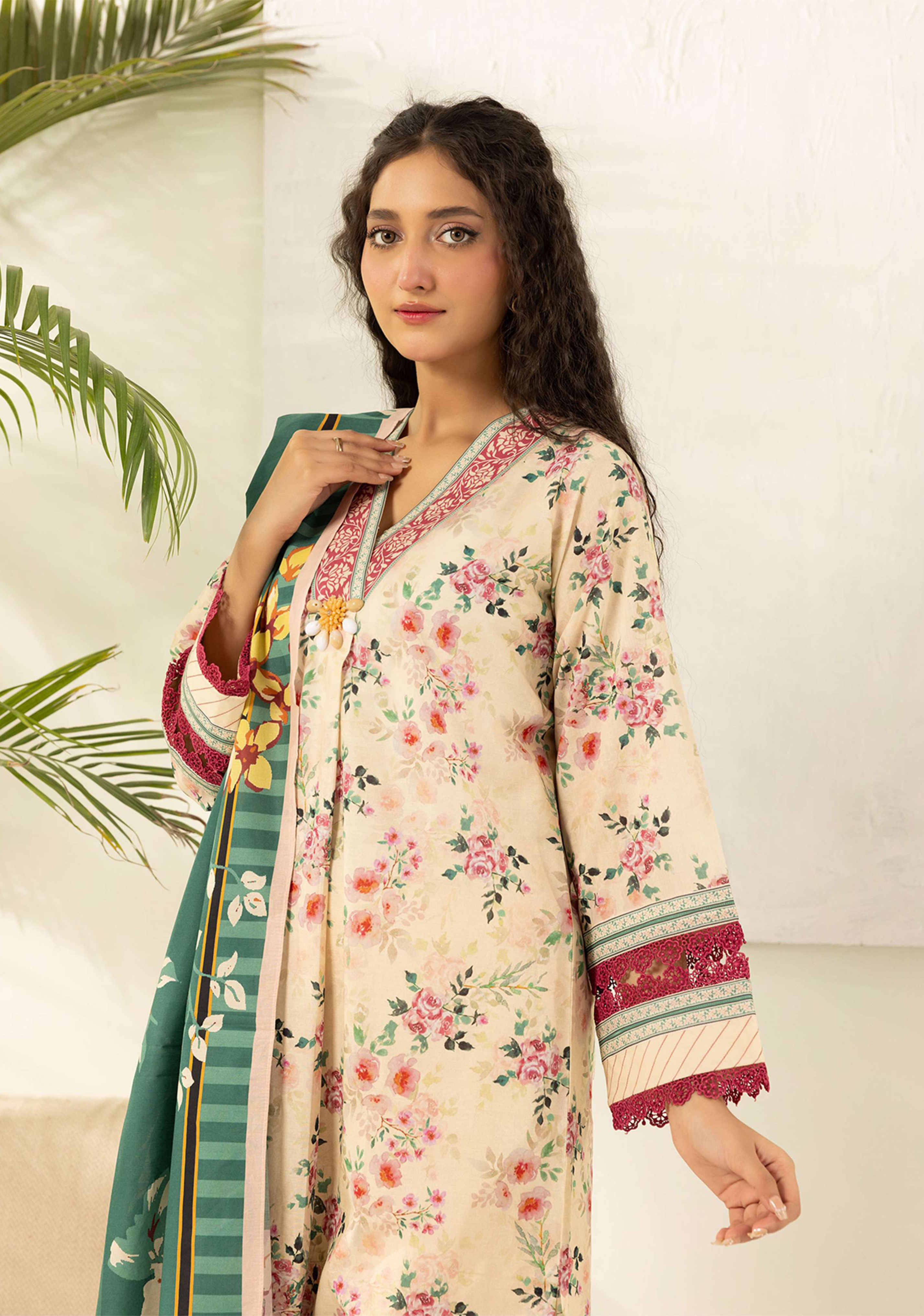 Zellbury Premium Digital Printed Lawn 3Pc-D22