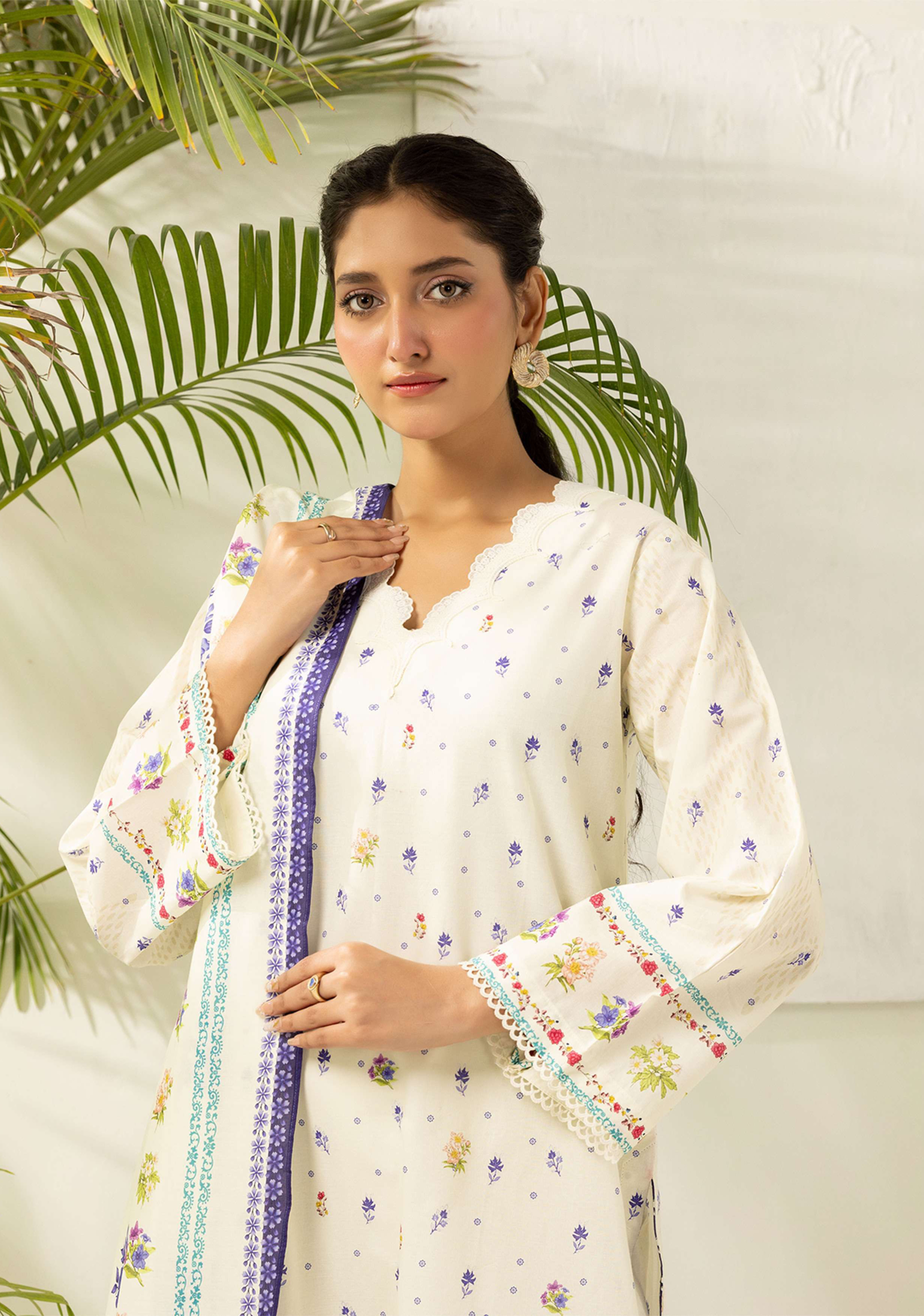 Zellbury Premium Digital Printed Lawn 3Pc-D23