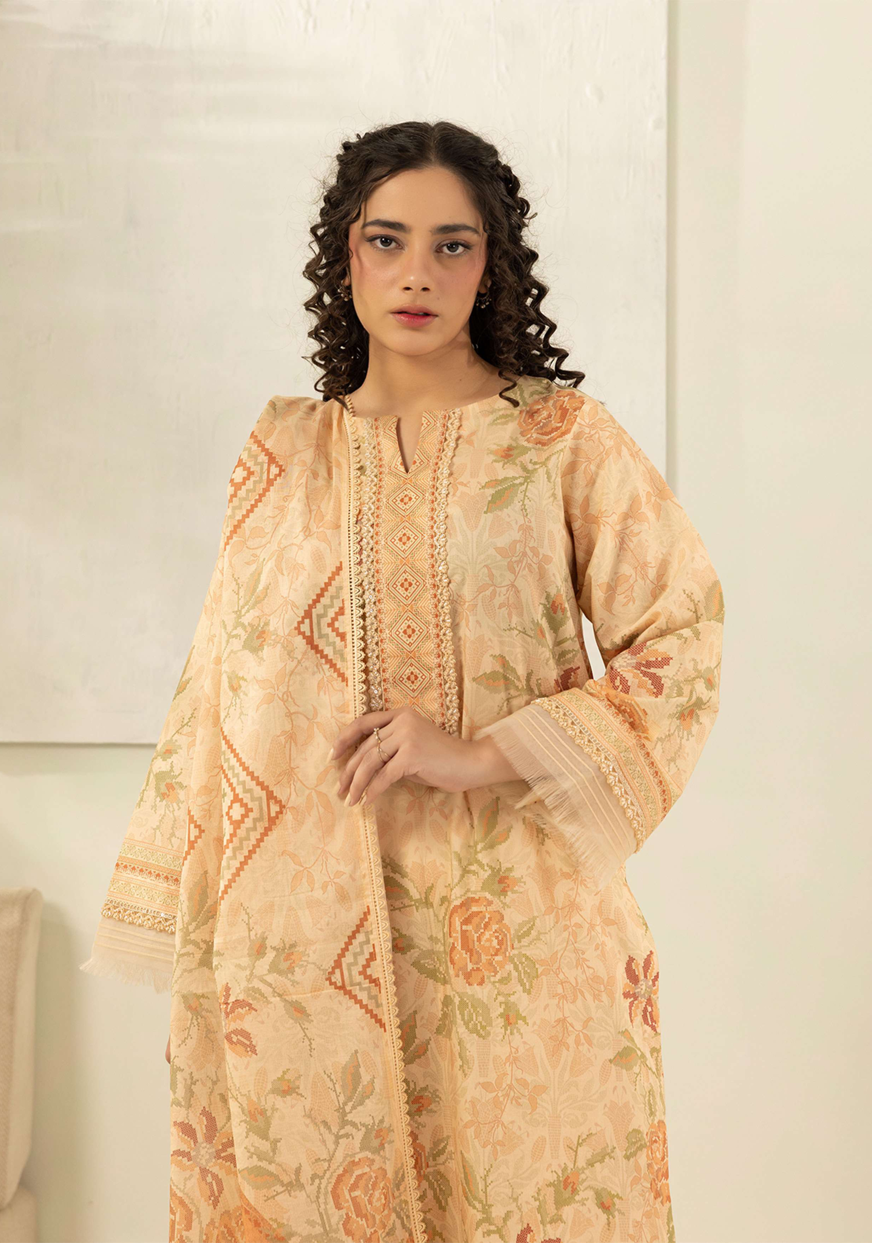 Zellbury Premium Digital Printed Lawn 3Pc-D3