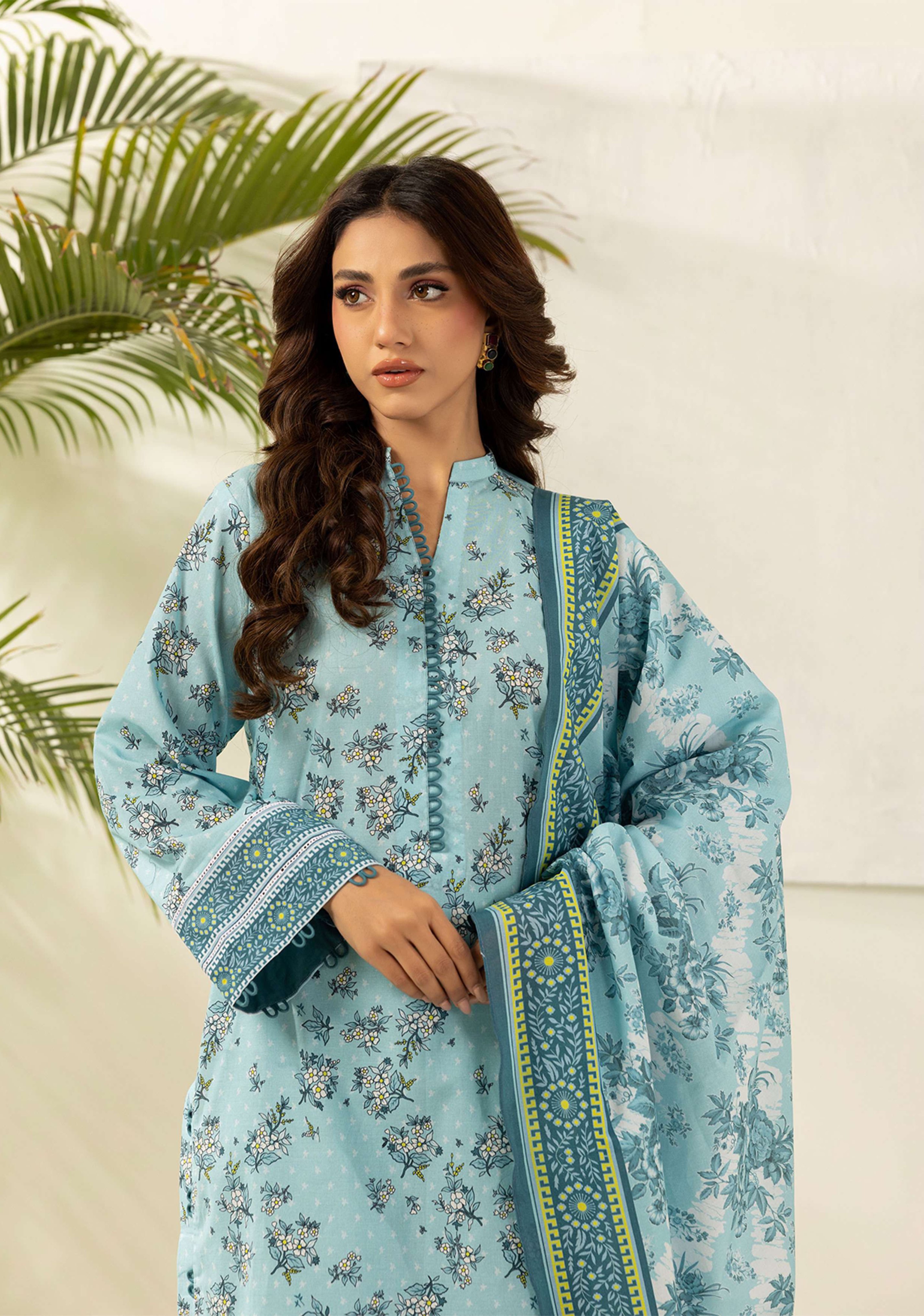 Zellbury Premium Digital Printed Lawn 3Pc-D30