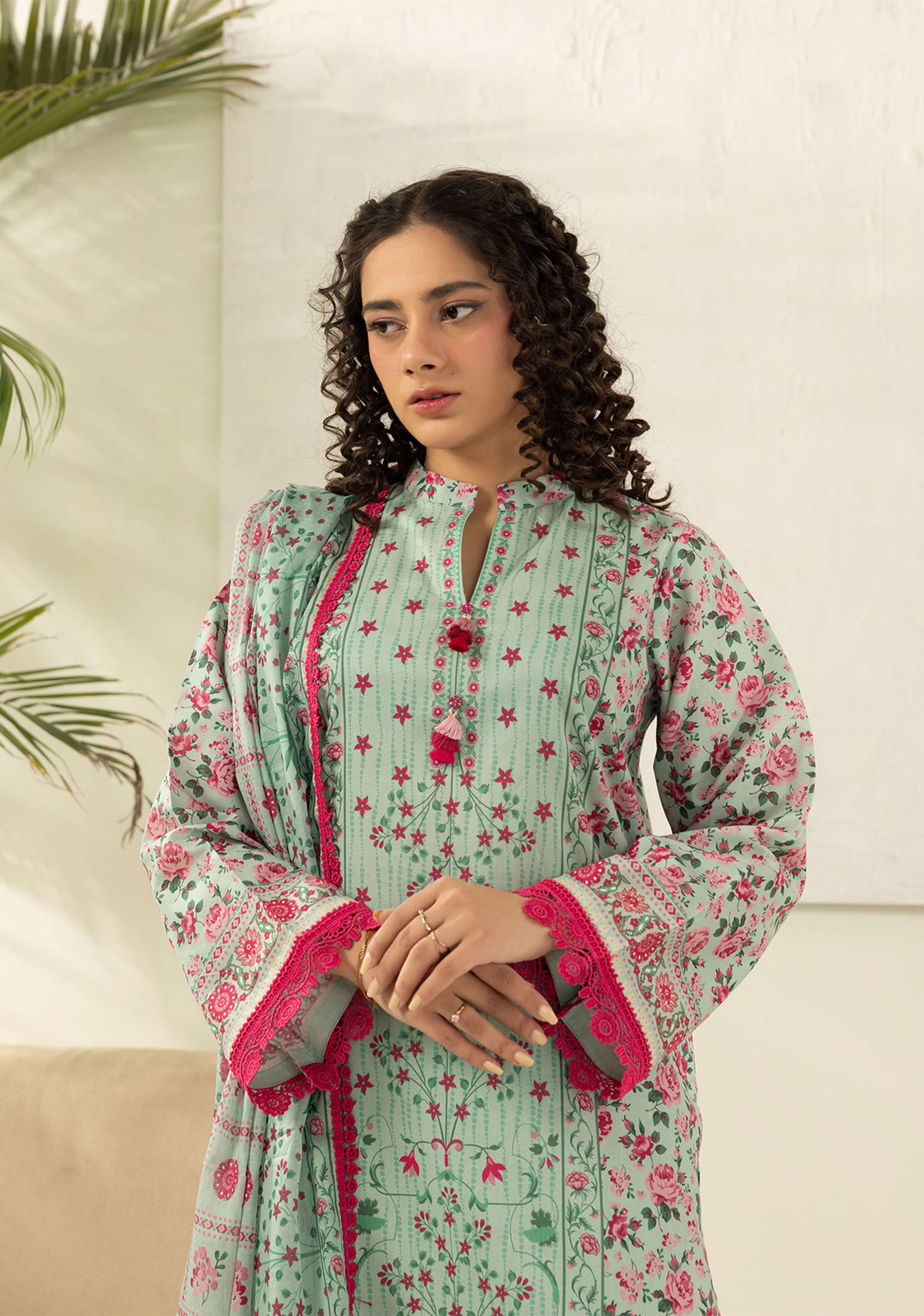 Zellbury Premium Digital Printed Lawn 3Pc-D35