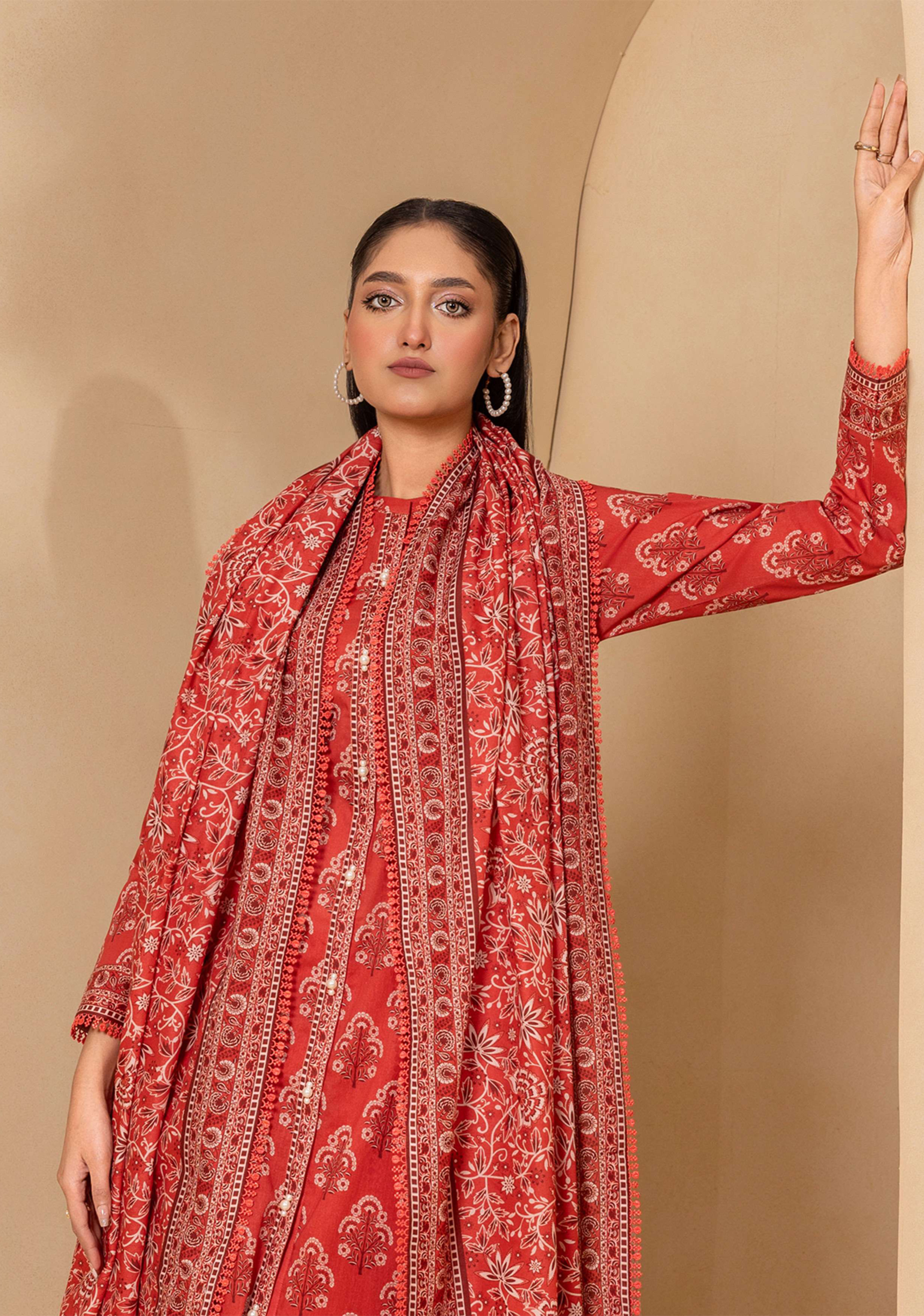 Zellbury Premium Digital Printed Lawn 3Pc-D6