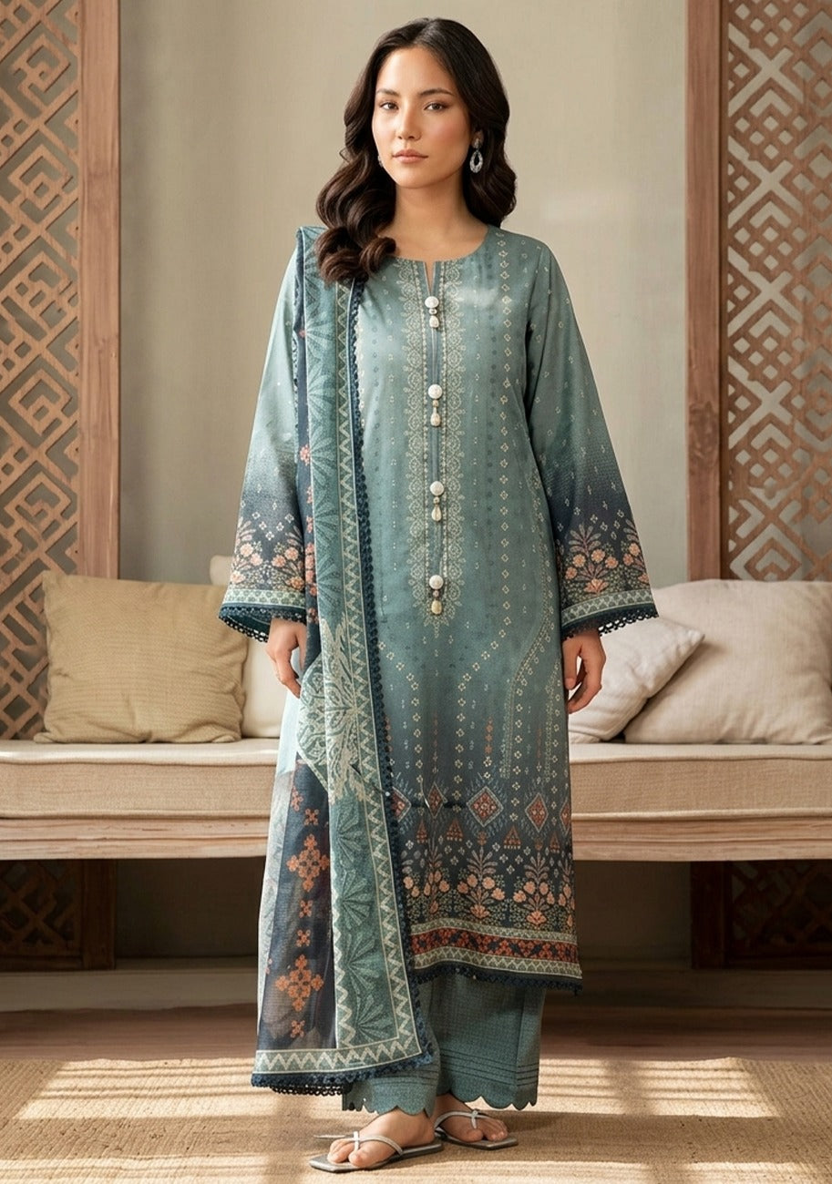 Zellbury Premium Digital Printed Lawn 3Pc-Vol-4-D11