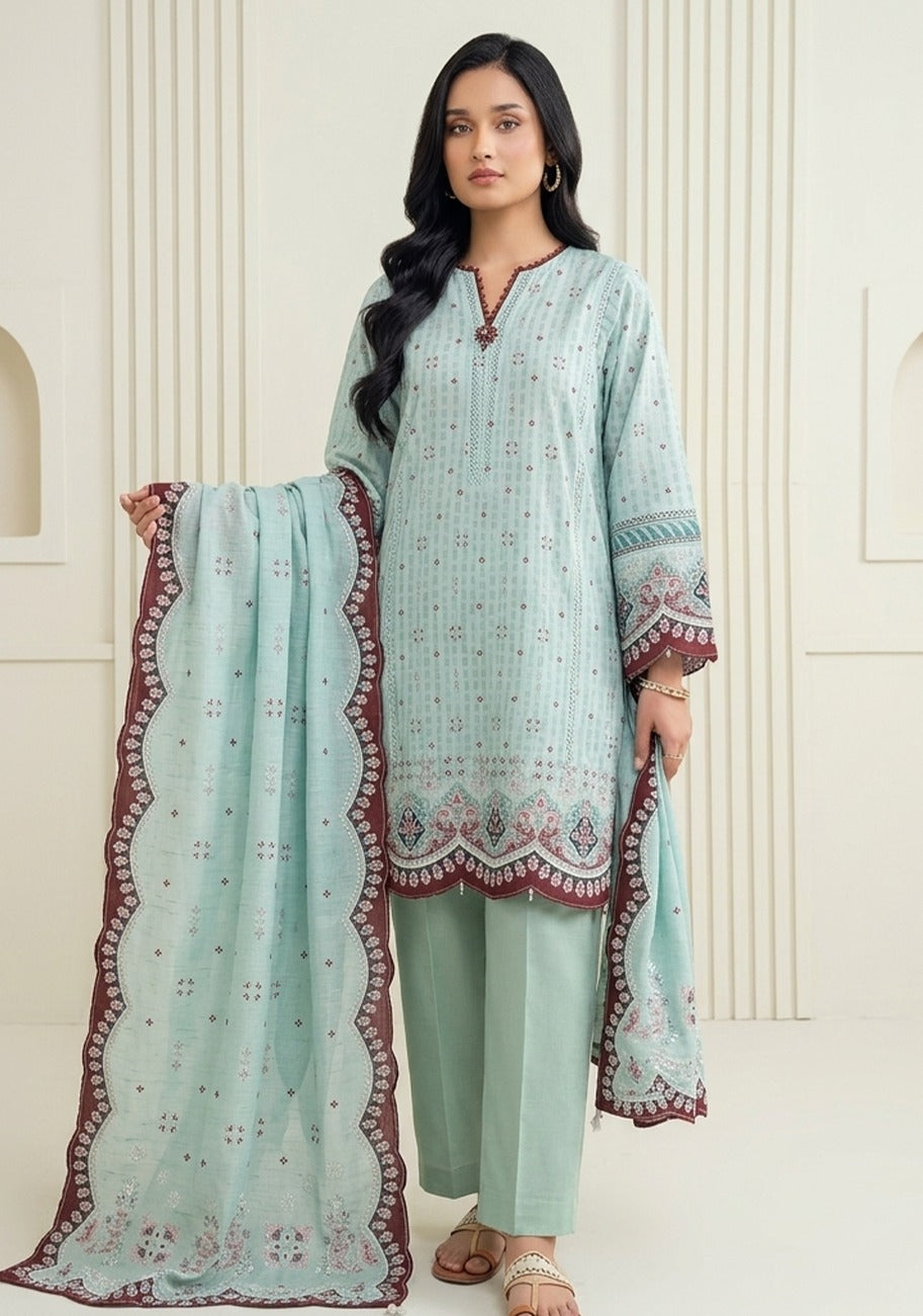 Zellbury Premium Digital Printed Lawn 3Pc-Vol-4-D12