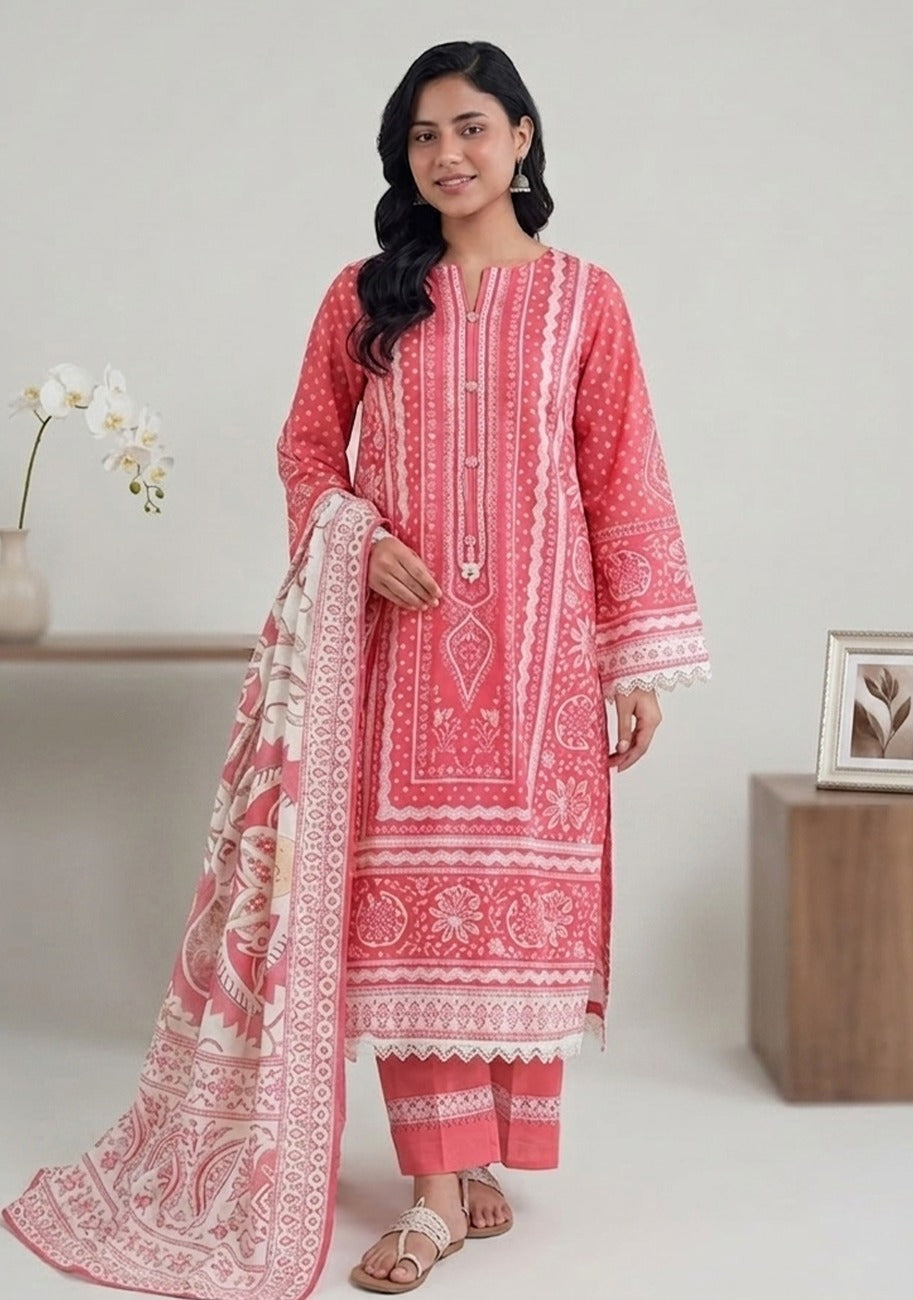 Zellbury Premium Digital Printed Lawn 3Pc-Vol-4-D21