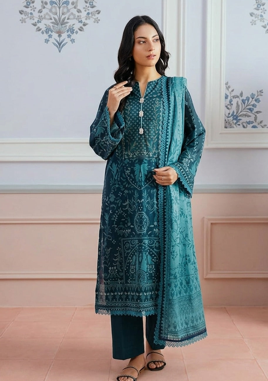 Zellbury Premium Digital Printed Lawn 3Pc-Vol-4-D24