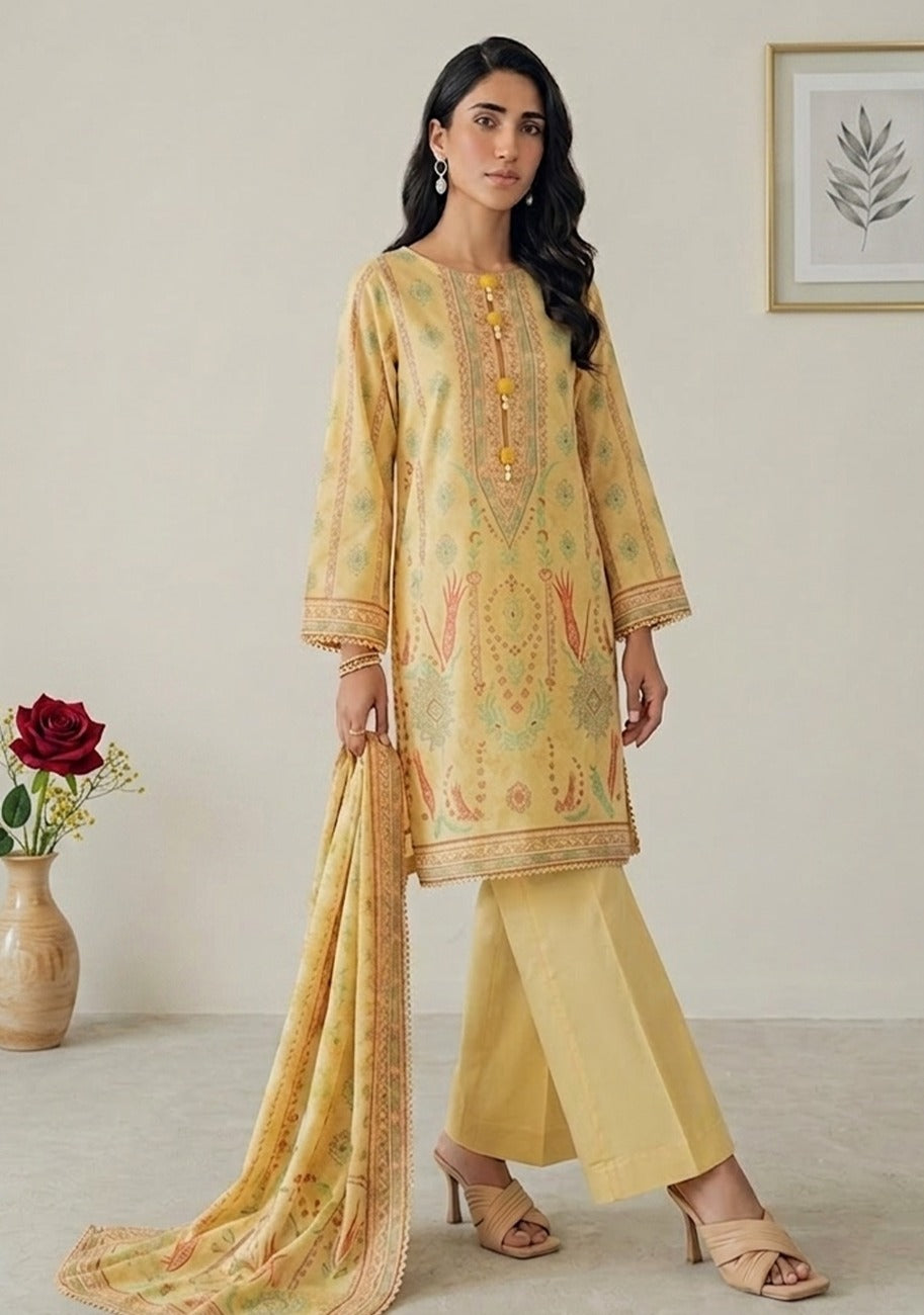 Zellbury Premium Digital Printed Lawn 3Pc-Vol-4-D4