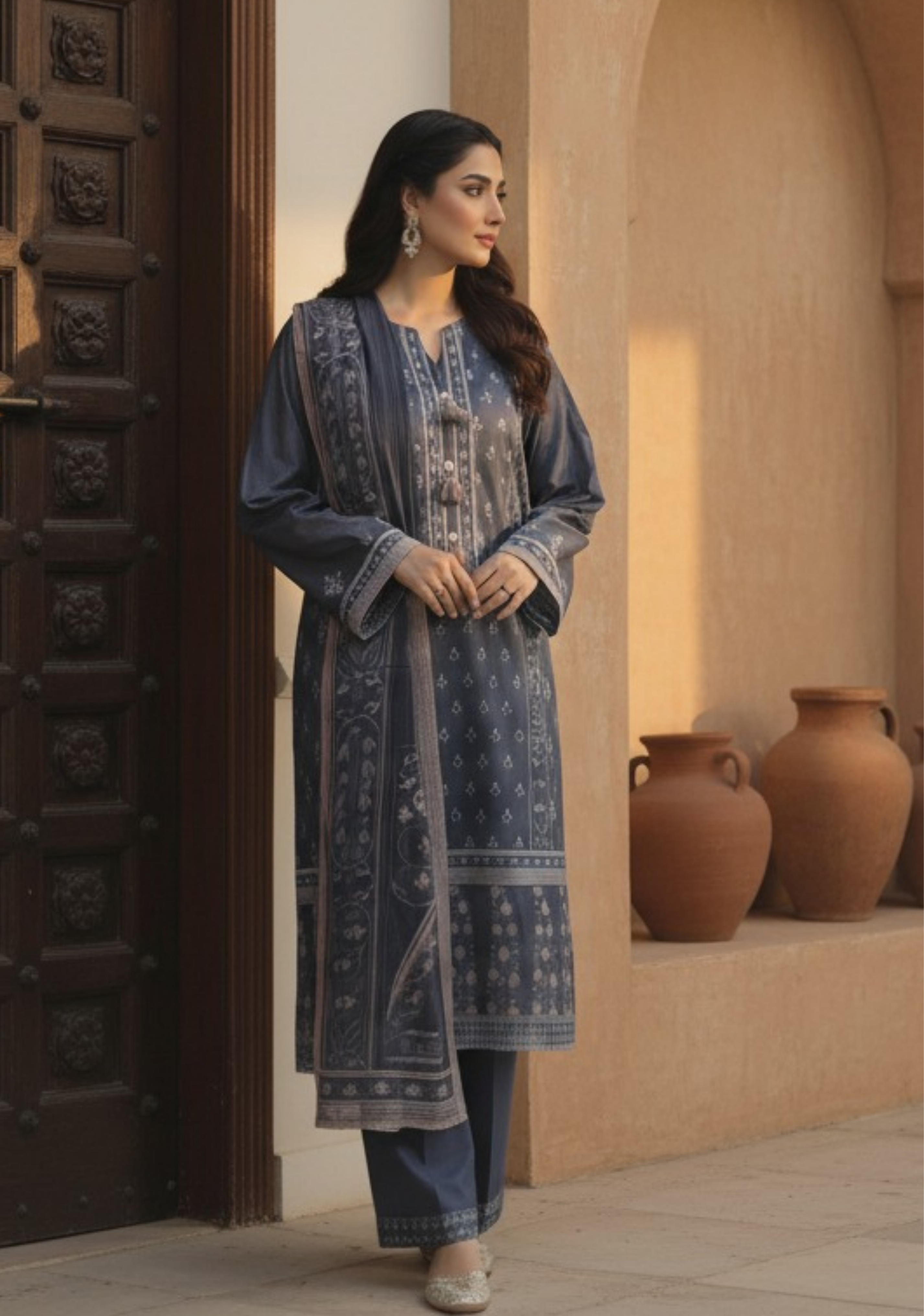 Asim Jofa Premium Printed Lawn 3pc Vol-3-D1