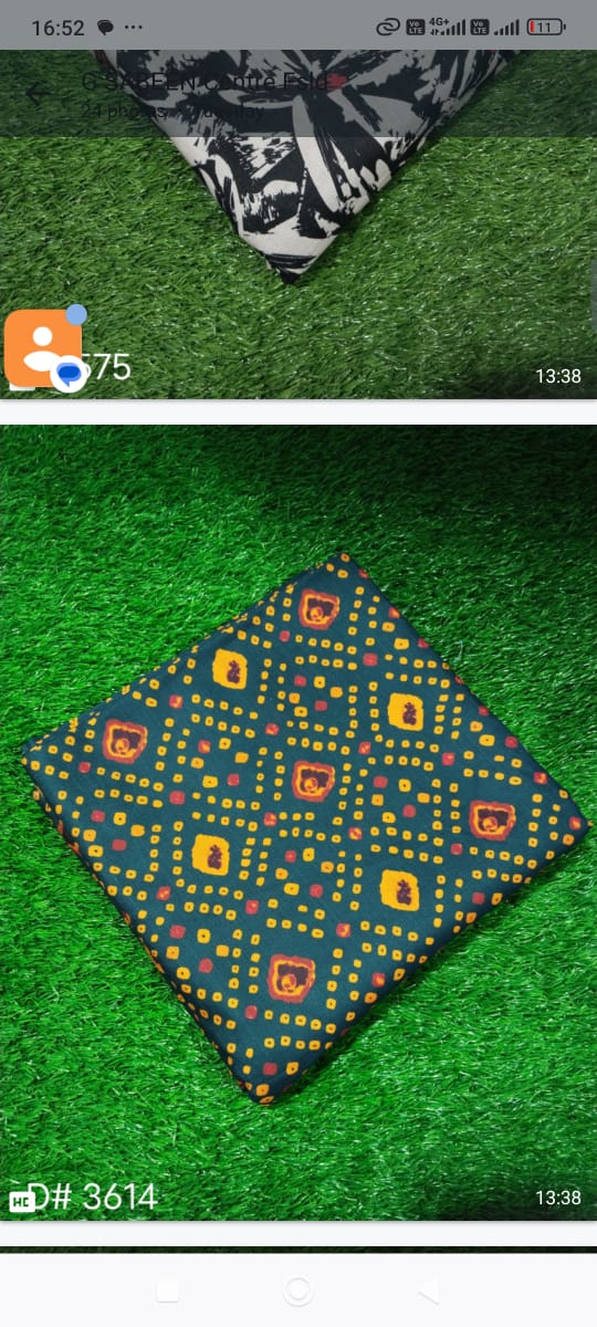 Sabeen Printed Allover Khaddar 2pc D06