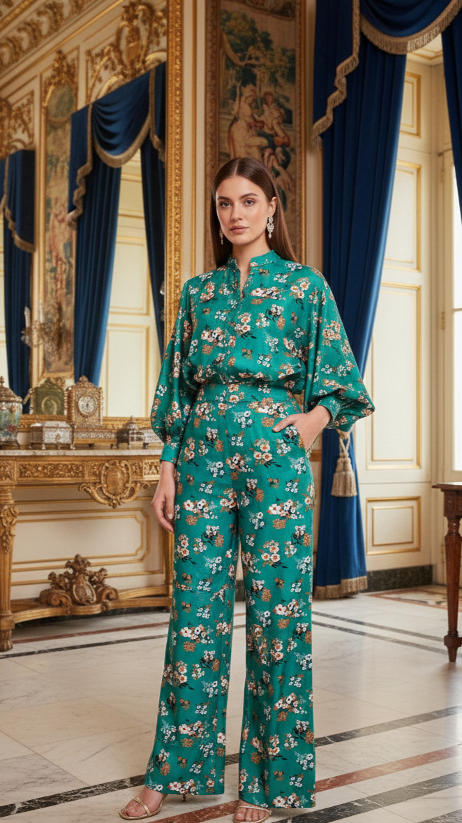 Sabeen Printed Allover Banadora Lilen 2pc D38