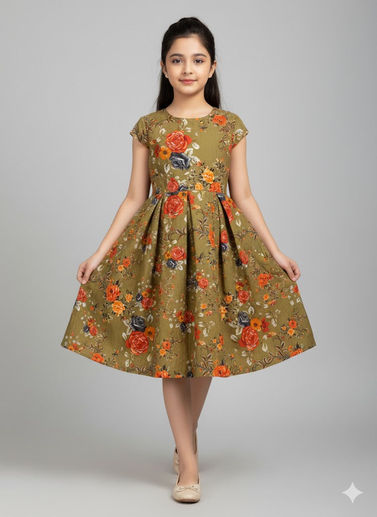 Sabeen Single One Piece Floral D42