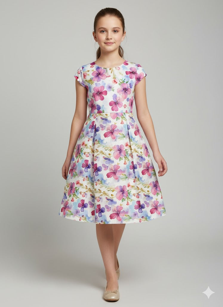 Sabeen Single One Piece Floral D44