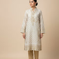 Khaadi Gold Mettalic Khaddar 2pc D4