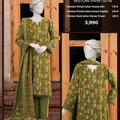 MTJ Luxury Printed Khaddar Viscos 3pc D07